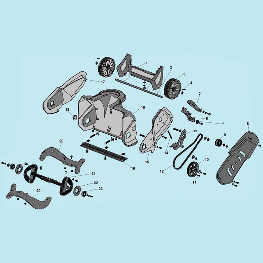 Шнек и колеса Champion ST246